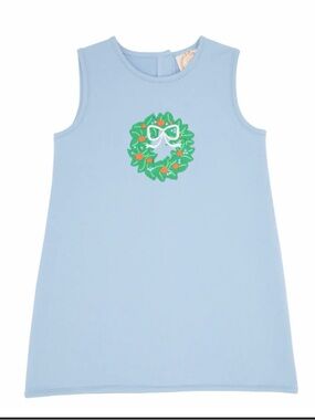 The Beaufort Bonnet Company Light Blue Sleeveless Shift Dress